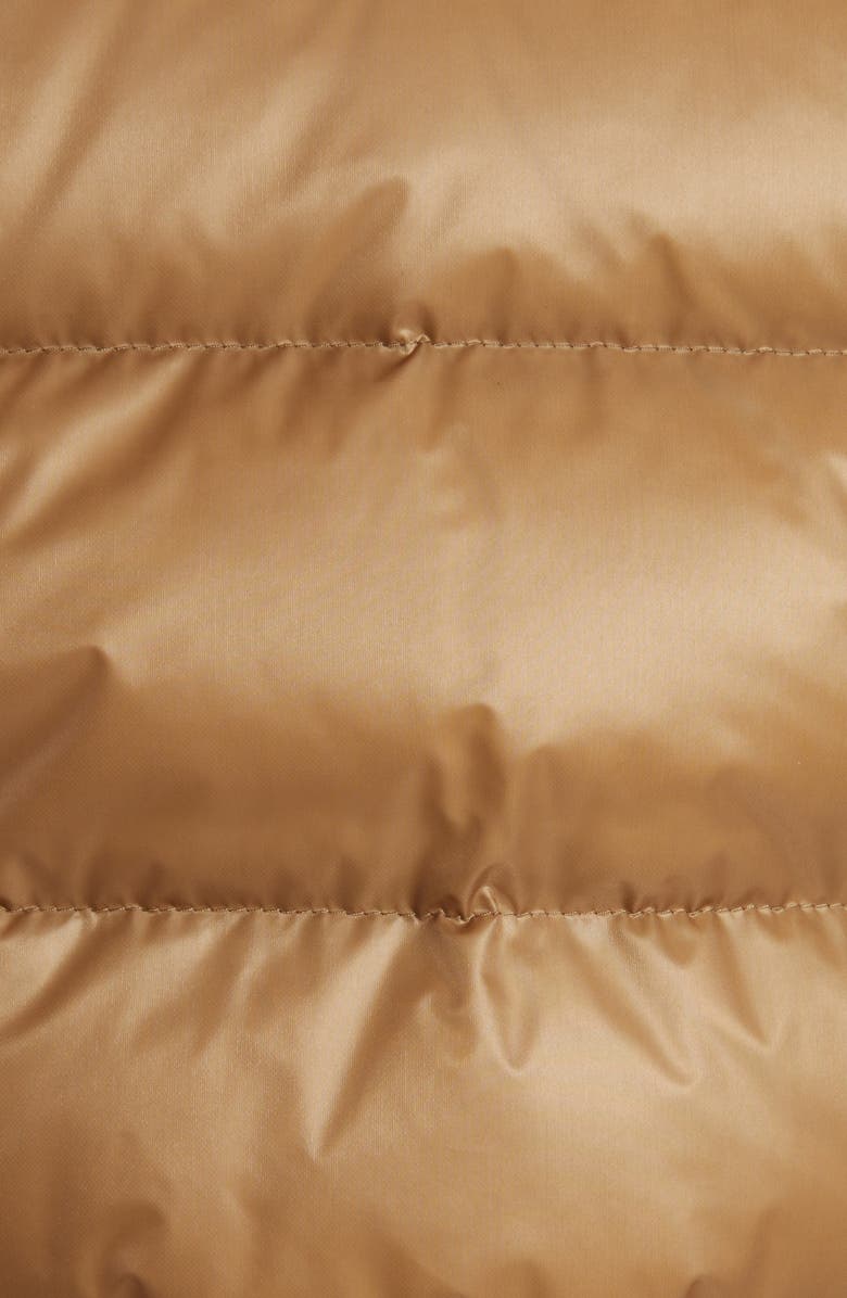 Moncler Grenoble Chaviere Quilted Down Jacket with Genuine Shearling Trim, Alternate, color, 