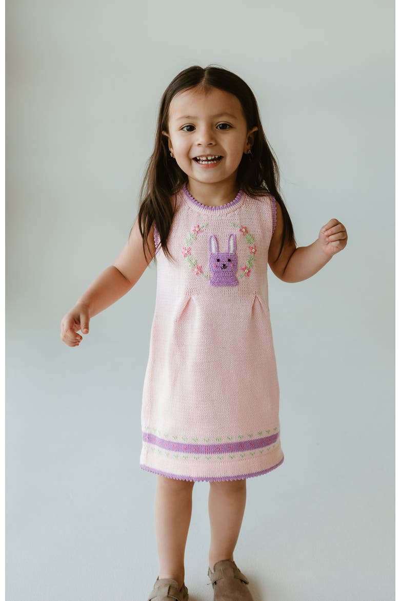 Bunny Garden Dress, Alternate, color, Pink