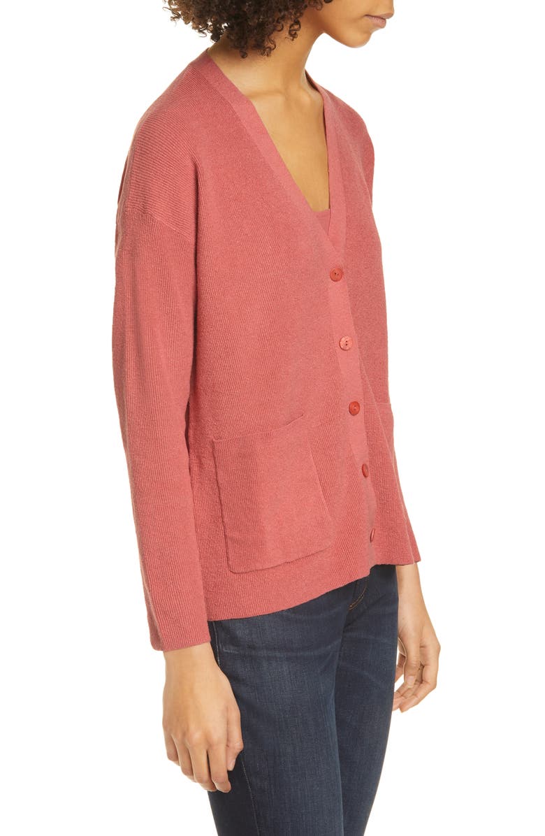 Eileen Fisher BOYFRIEND CARDIGAN, Alternate, color, 