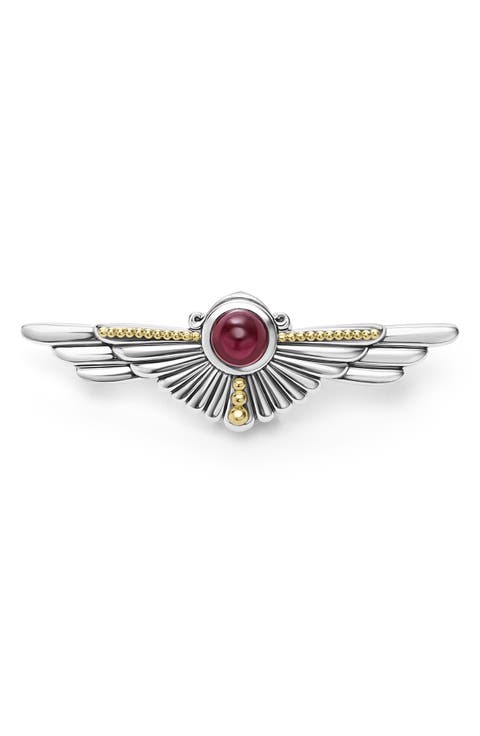 Men's Anthem Rhodolite Garnet Pin