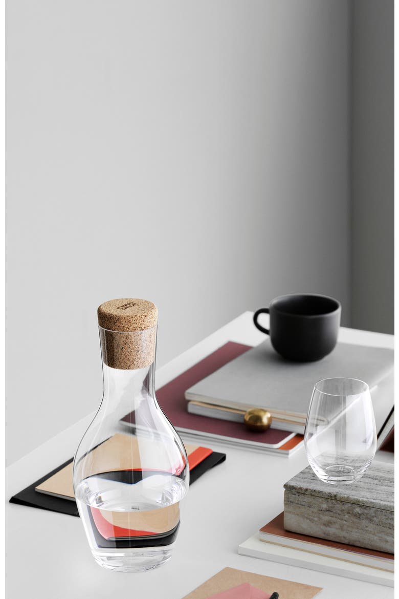 Cabernet Water Carafe, Alternate, color, Clear