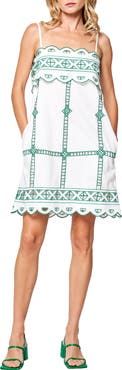 CIEBON Lyndon Scallop Stitch Sleeveless Dress