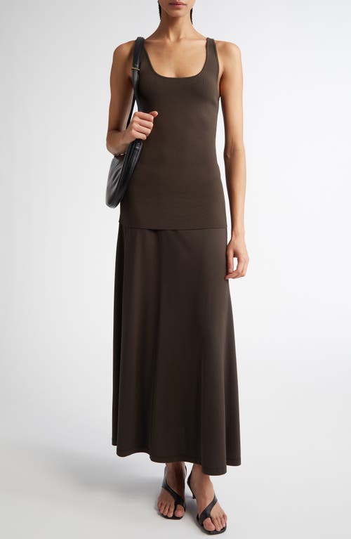 TOTÊME TOTEME FLUID JERSEY MAXI SKIRT 