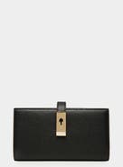 Bally Lock Me Long Wallet In Leather