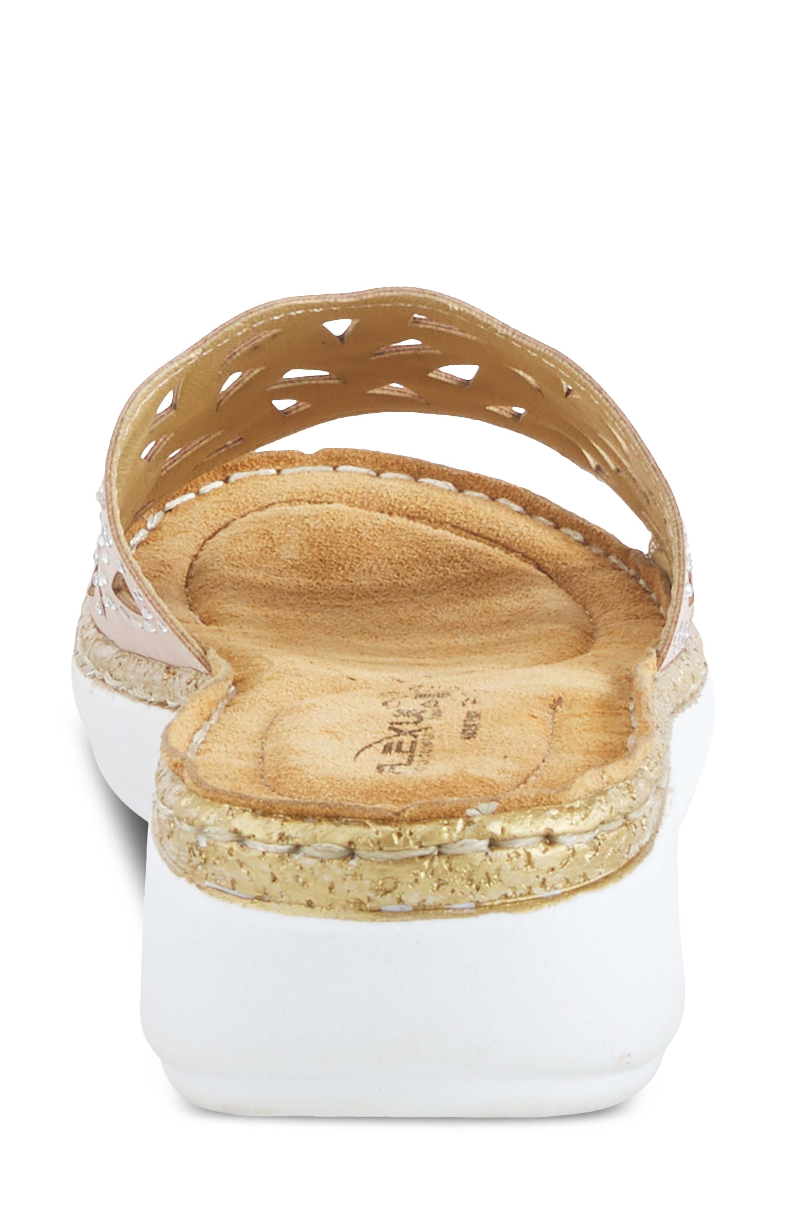 Flexus by Spring Step Windom Wedge Slide Sandal, Alternate, color, Blush