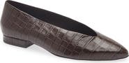 Reformation Calista Pointed Toe Leather Flat