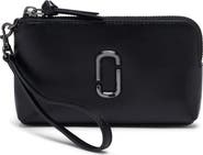 Marc Jacobs The Snapshot Wristlet Leather Clutch