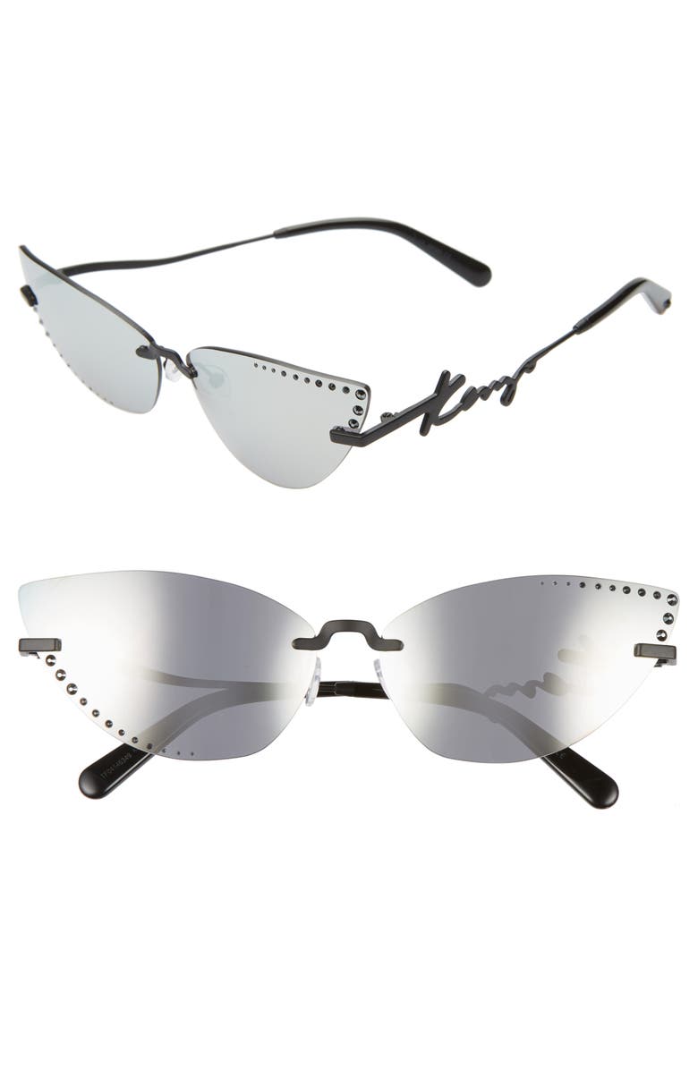 KENZO 67mm Oversize Aviator Sunglasses, Main, color, 