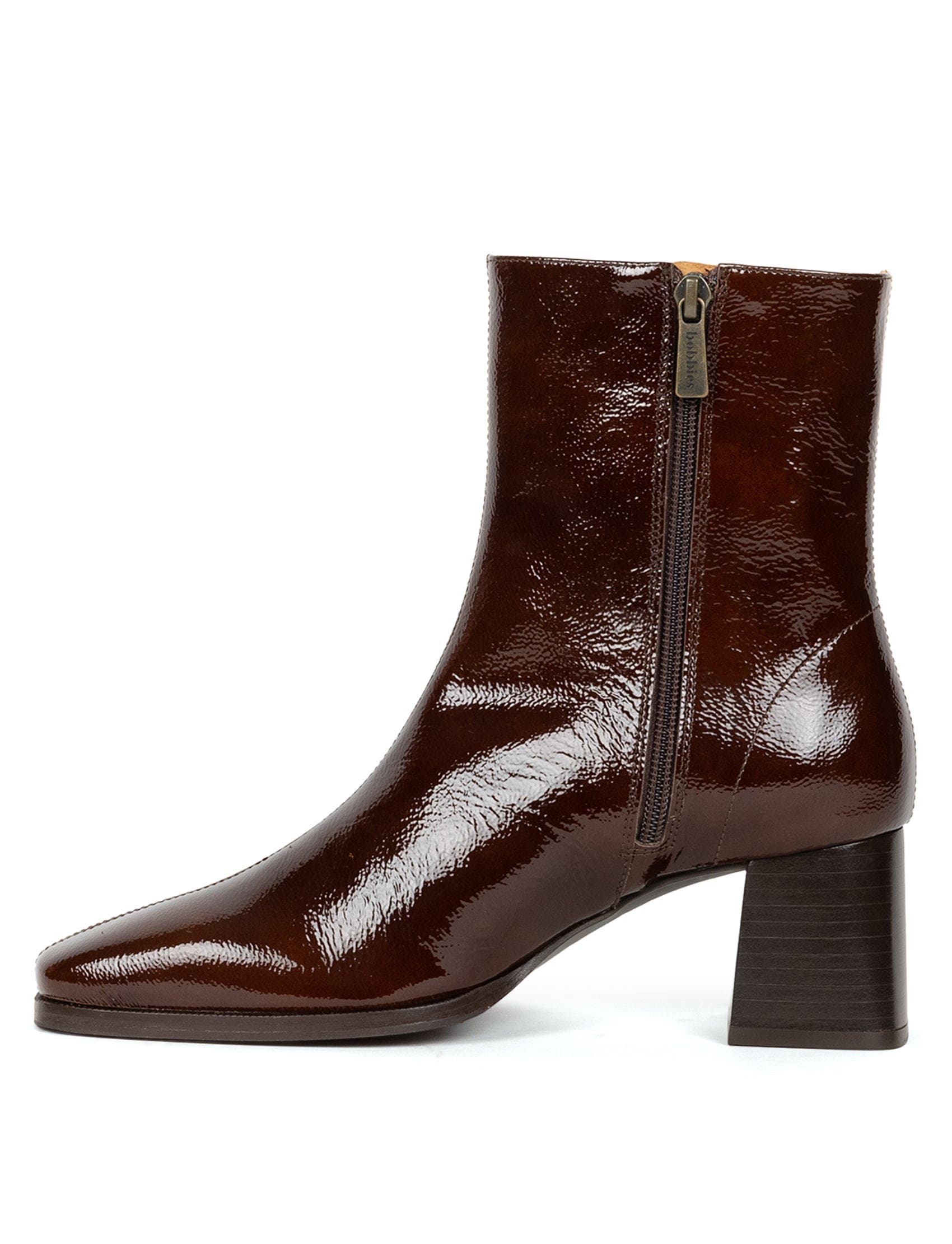 Marlie Flat Ankle Boots, Alternate, color, Ganache