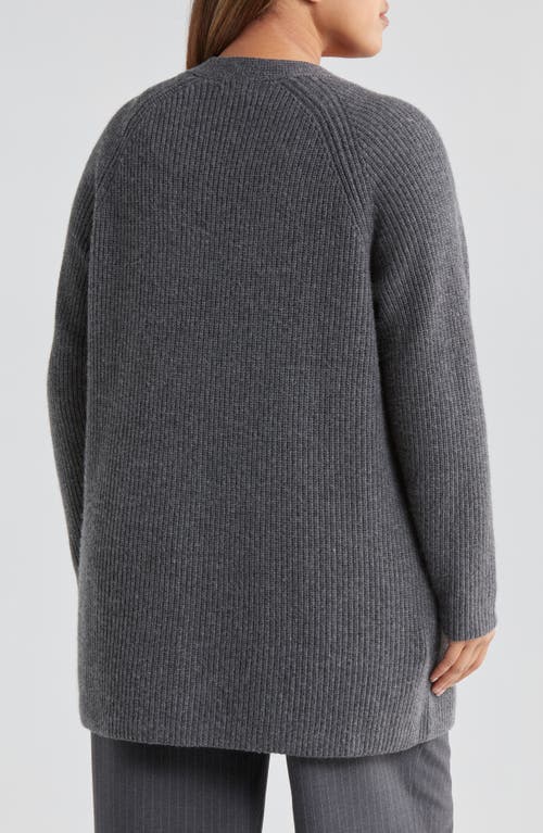 NORDSTROM NORDSTROM LONG OPEN FRONT CARDIGAN 