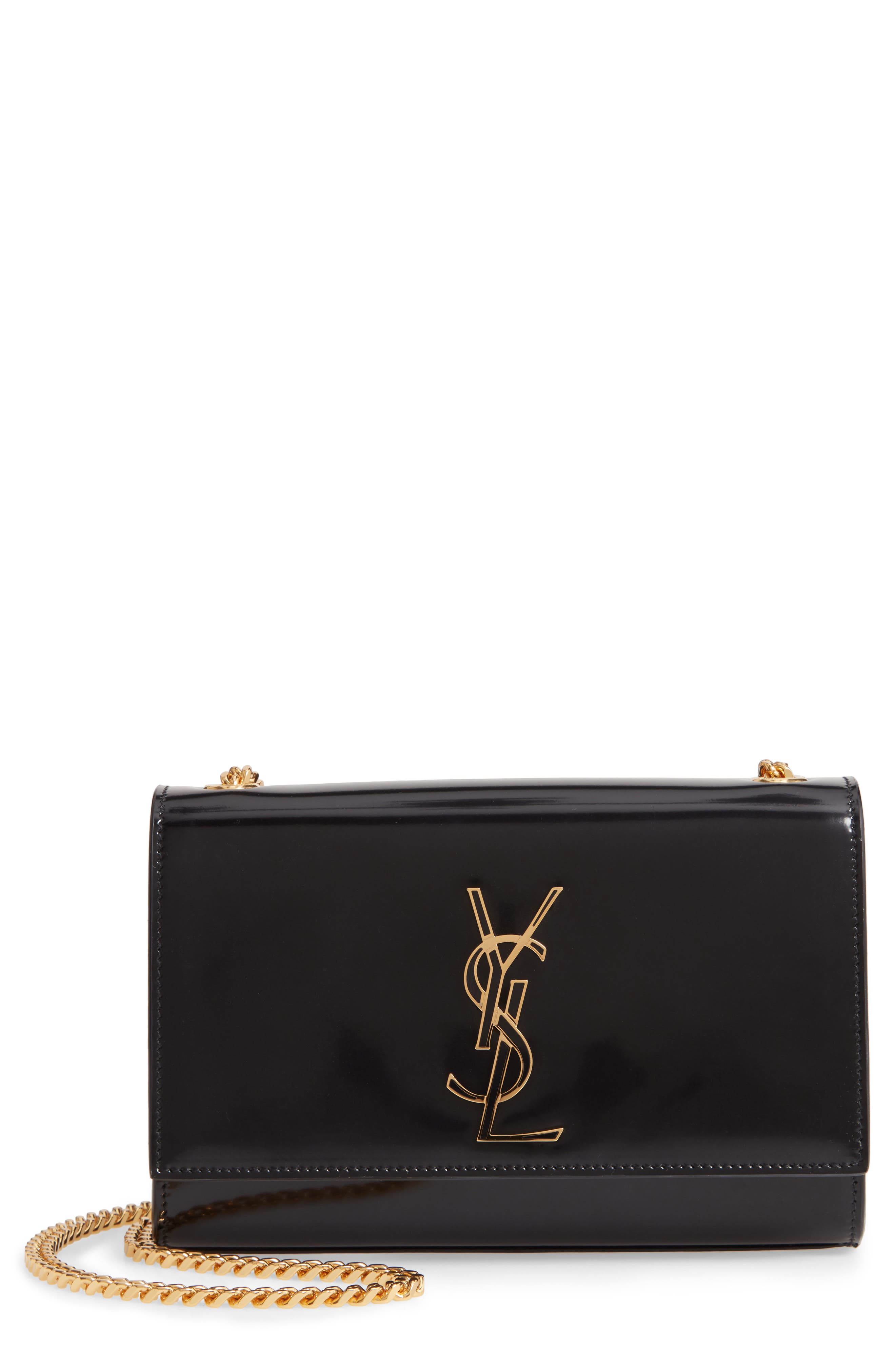 Saint Laurent Small Kate Leather Crossbody Bag, Main, color, 