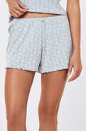 Papinelle Imogen Cotton Pointelle Pajama Shorts