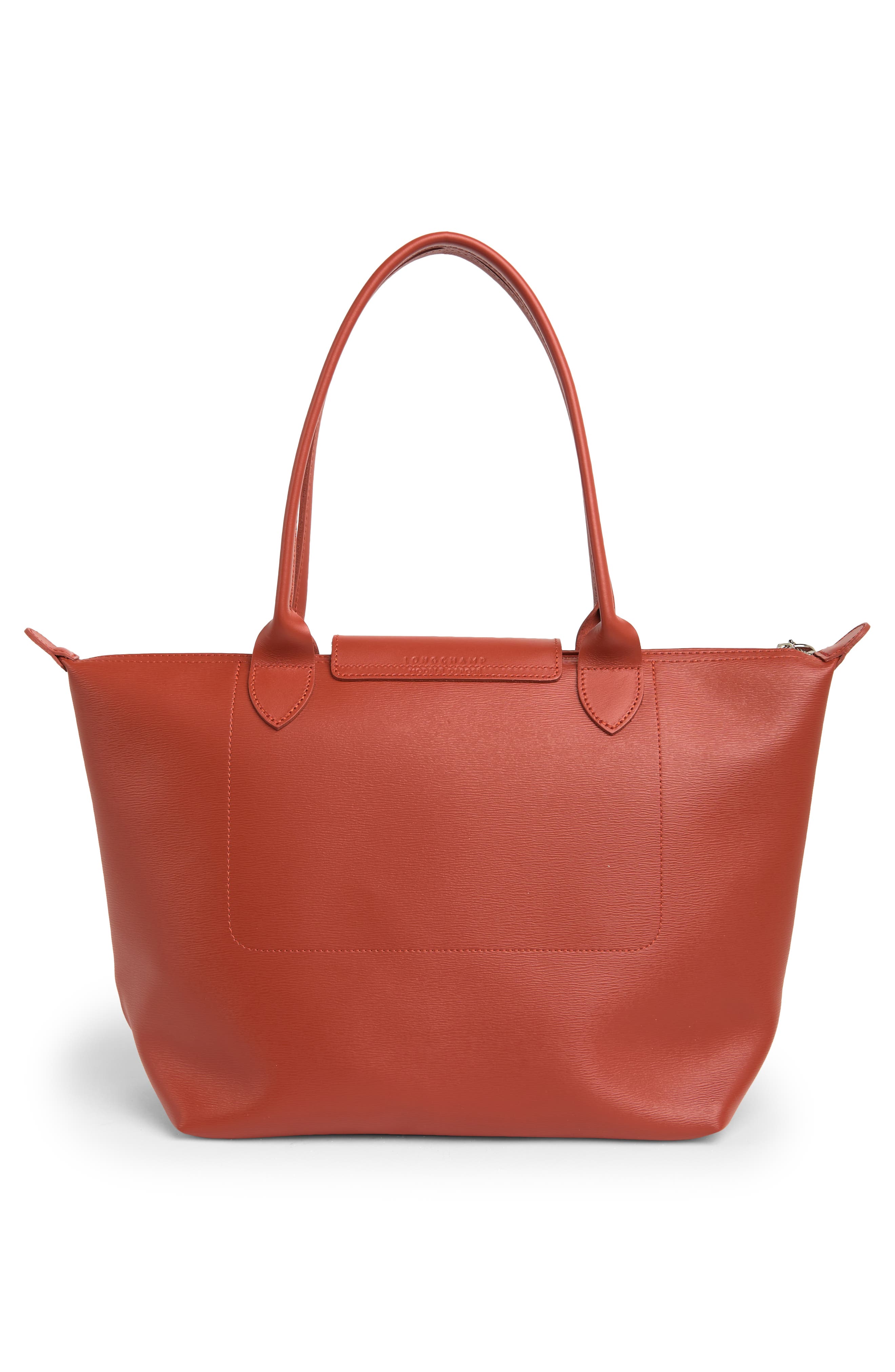 Medium Le Pliage Shoulder Tote, Alternate, color, TERRACOTTA