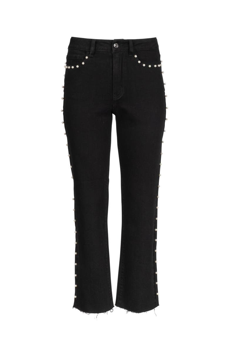 Generation Love Han Pearl Jeans, Alternate, color, Black