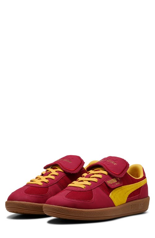 Puma X Harry Potter Palermo In Dark Crimson-yellow Sizzle