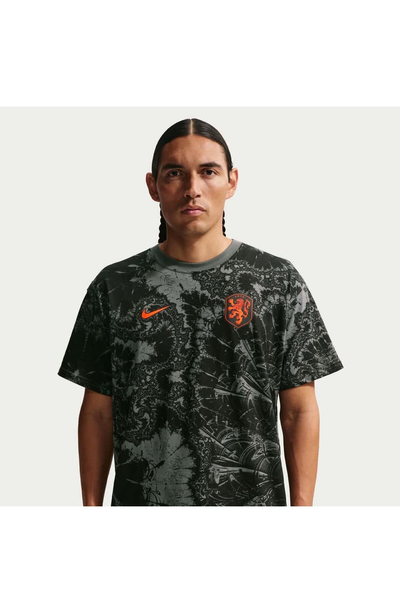 Nike Men's Nike Gray Netherlands National Team Allover Print T-Shirt, Alternate, color, Gray