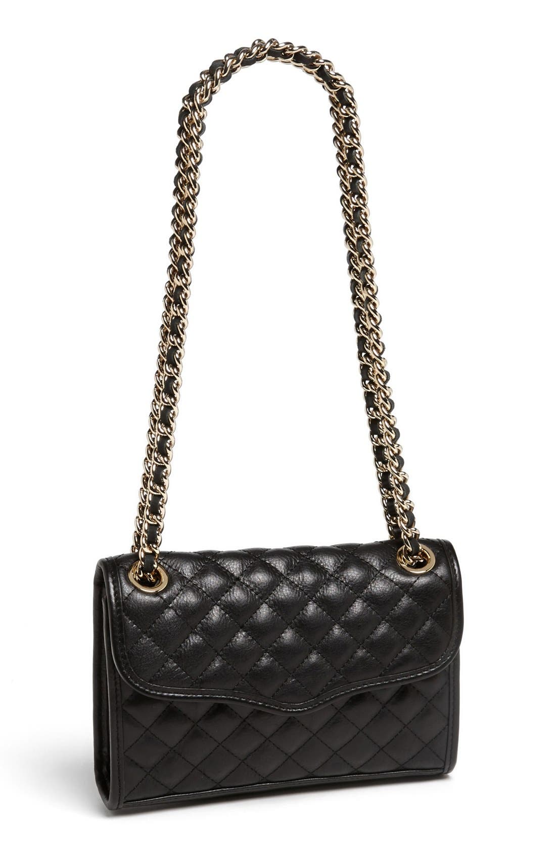 Rebecca Minkoff 'Quilted Mini Affair' Convertible Crossbody Bag, Main, color, 