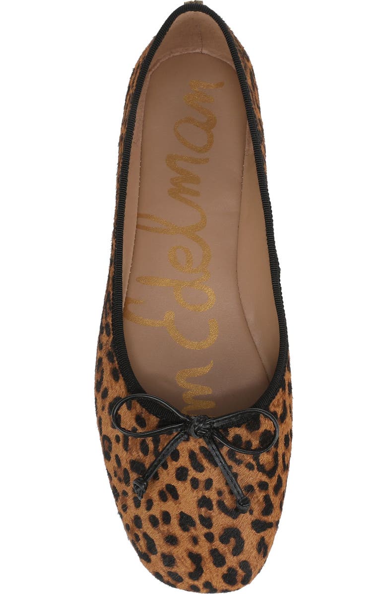 Sam Edelman Alie Genuine Calf Hair Ballet Flat, Alternate, color, Brown Multi Brahma Leopard