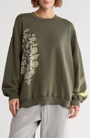 Free People FP Movement All Star Oversize Graphic Sweatshirt