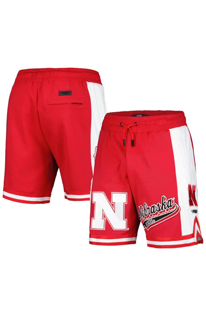 PRO STANDARD Men's Pro Standard Scarlet Nebraska Huskers Script Tail DK 2.0 Shorts, Alternate, color, Scarlet