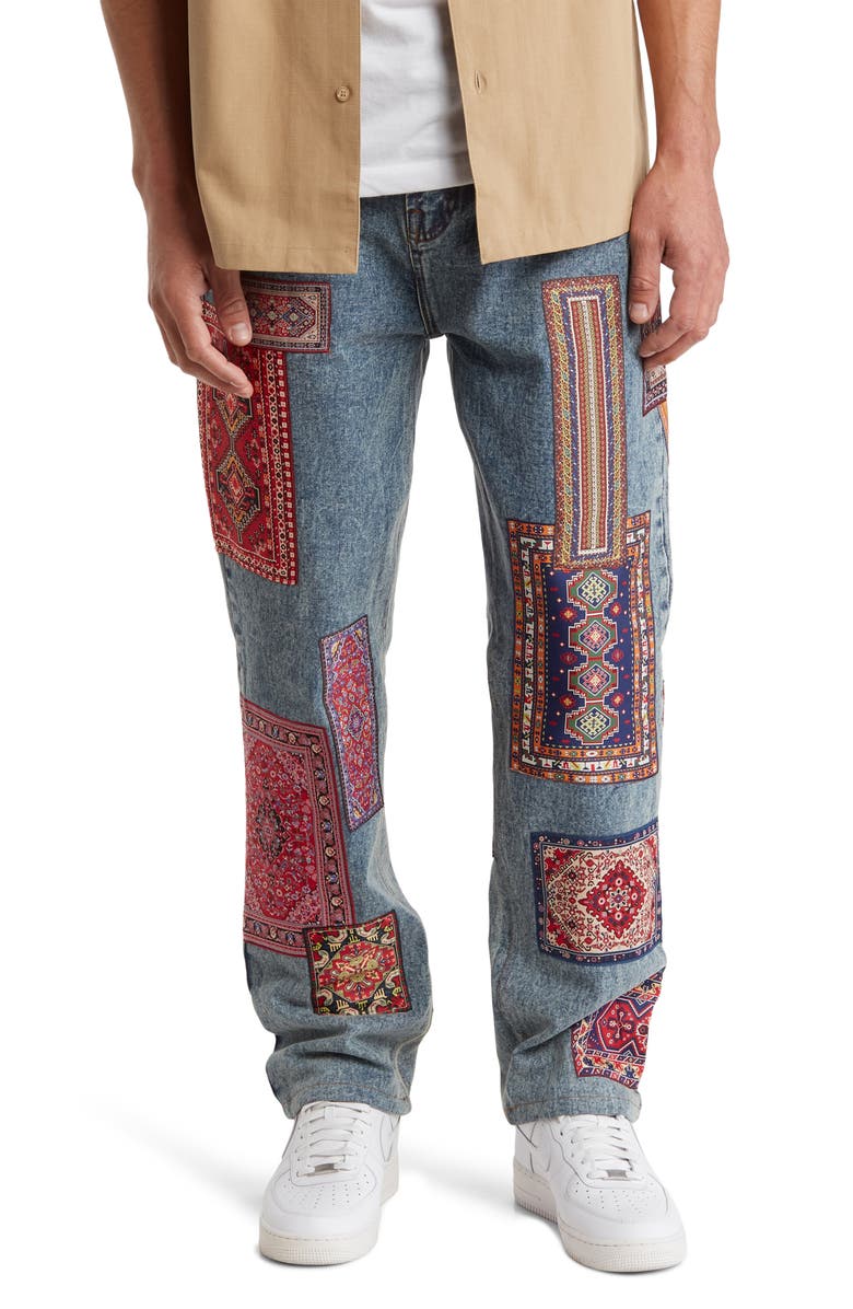 MARKET Rug Dealer Label Jeans, Main, color, 