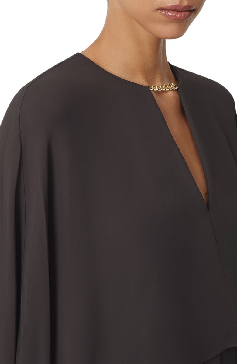 Reiss Cassidy Long Sleeve Cape Minidress, Alternate, color, Grape