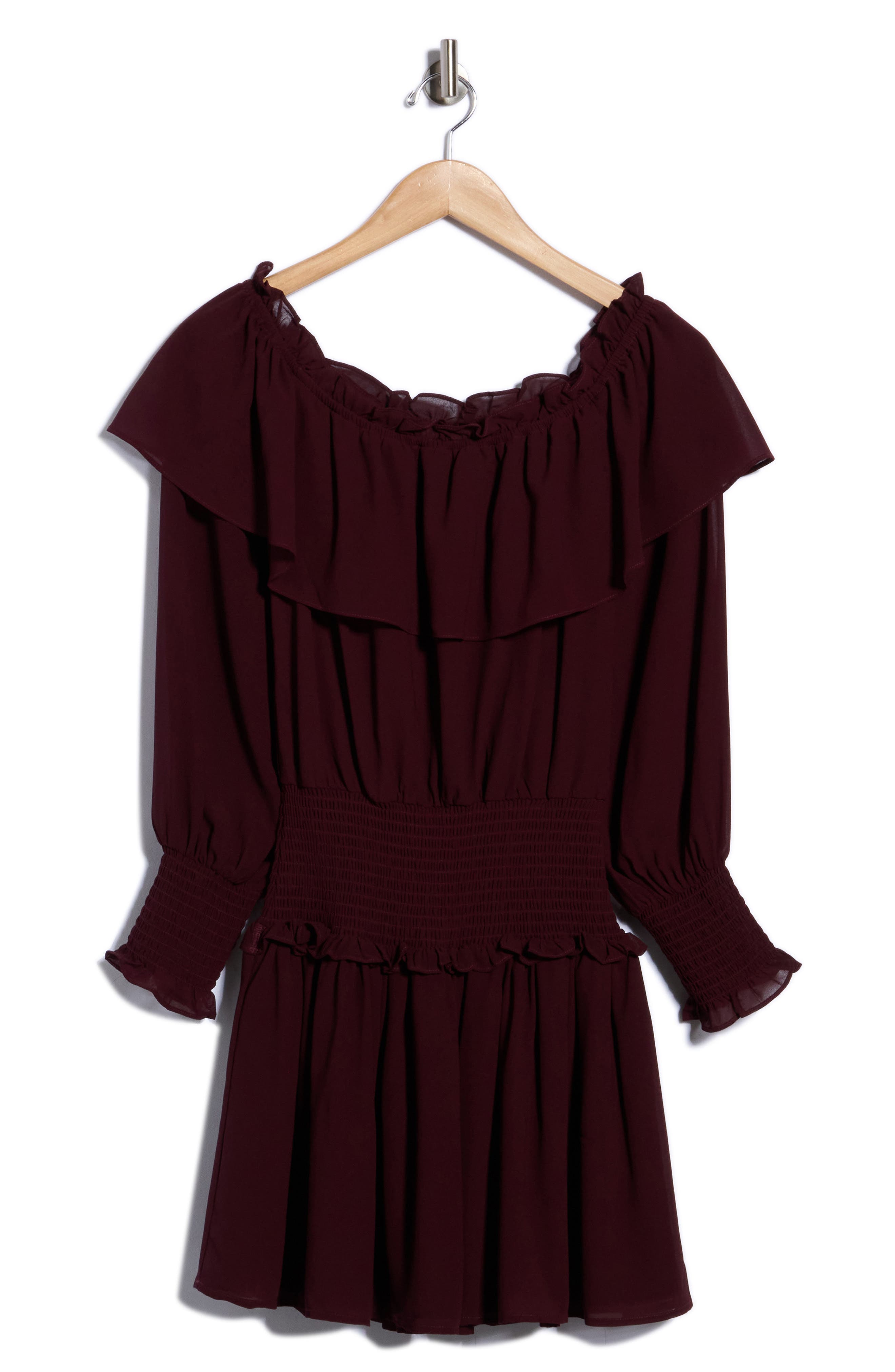 Off the Shoulder Minidress