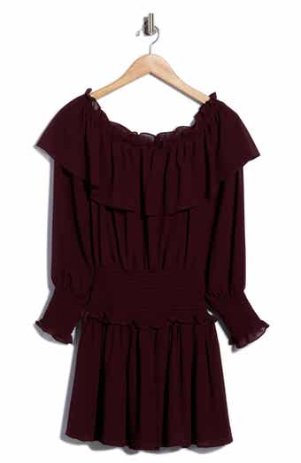 Off the Shoulder Minidress