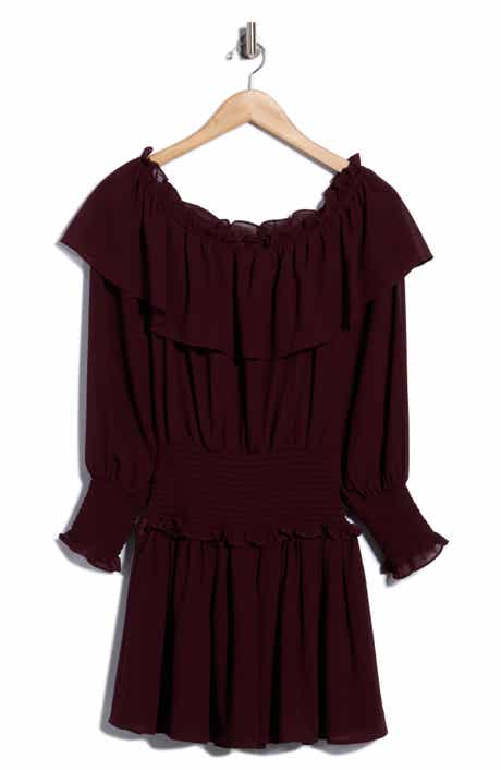 Off the Shoulder Minidress