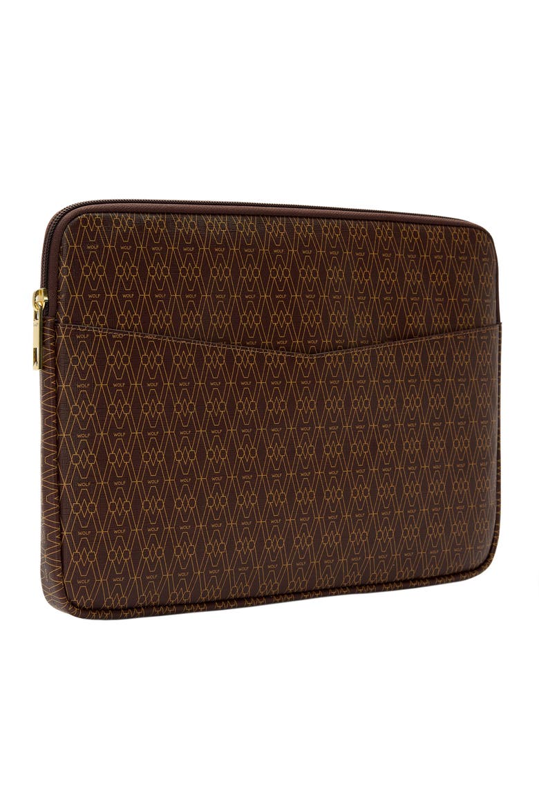 Signature Laptop Zip Case, Alternate, color, Brown