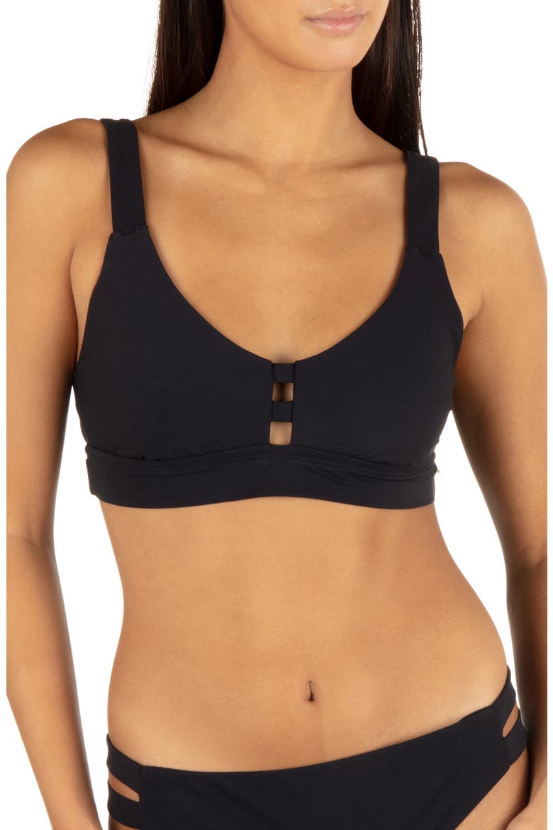Max Solid Tab Bikini Top, Main, color, BLACK