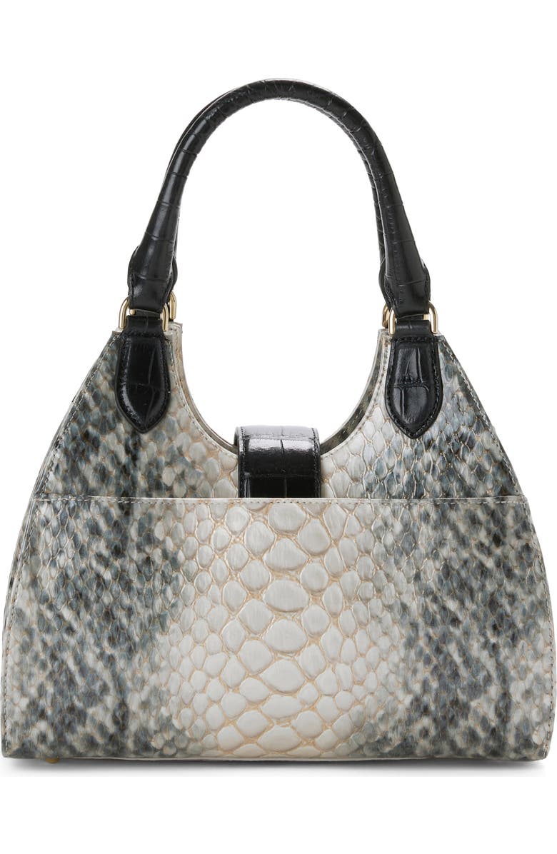 Brahmin Adrian Croc Embossed Leather Shoulder Bag, Alternate, color,