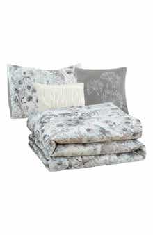 Modern Threads Floral Print Microfiber 5-Piece Comforter Set