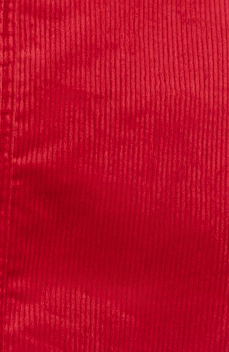 LIONESS Kenny Oversize Corduroy Bomber Jacket, Alternate, color, Crimson