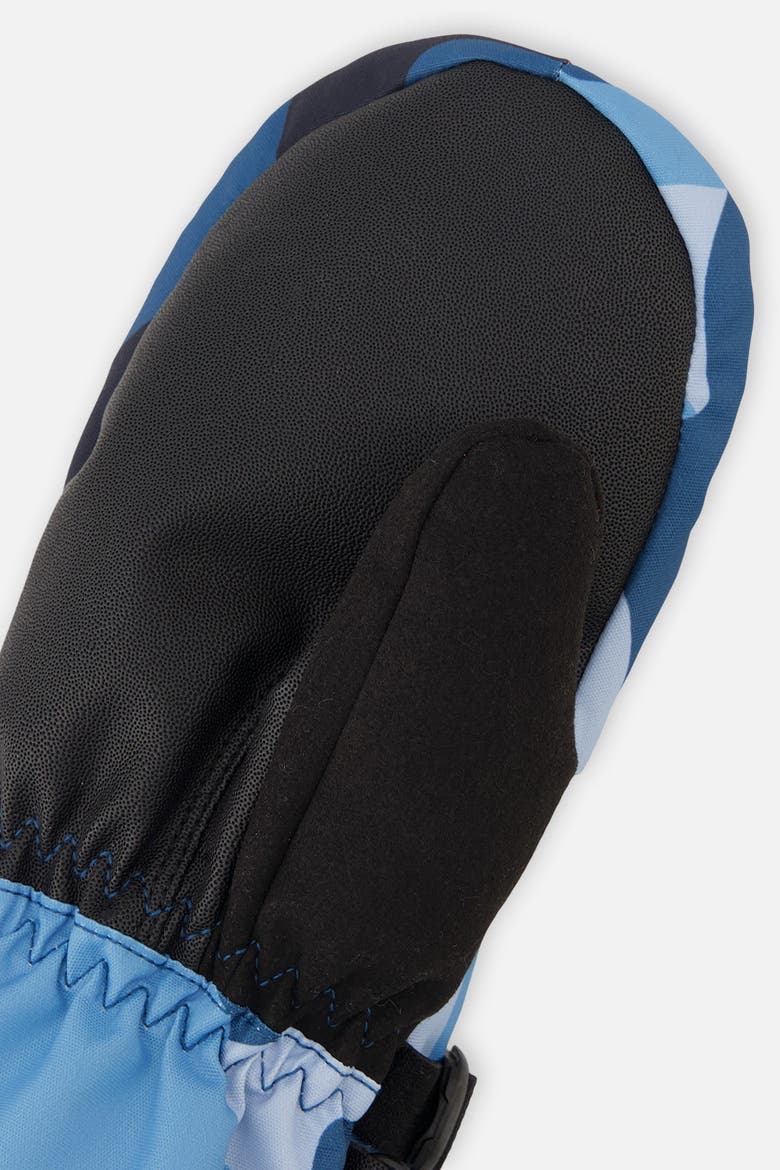 Teknik Camouflage Waterproof Cordura Reinforced Winter Mittens, Alternate, color, Blue and Red Camouflage
