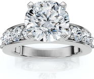 Bliss Diamond Certified 2.90Ct Round Diamond Engagement Ring Lab Grown