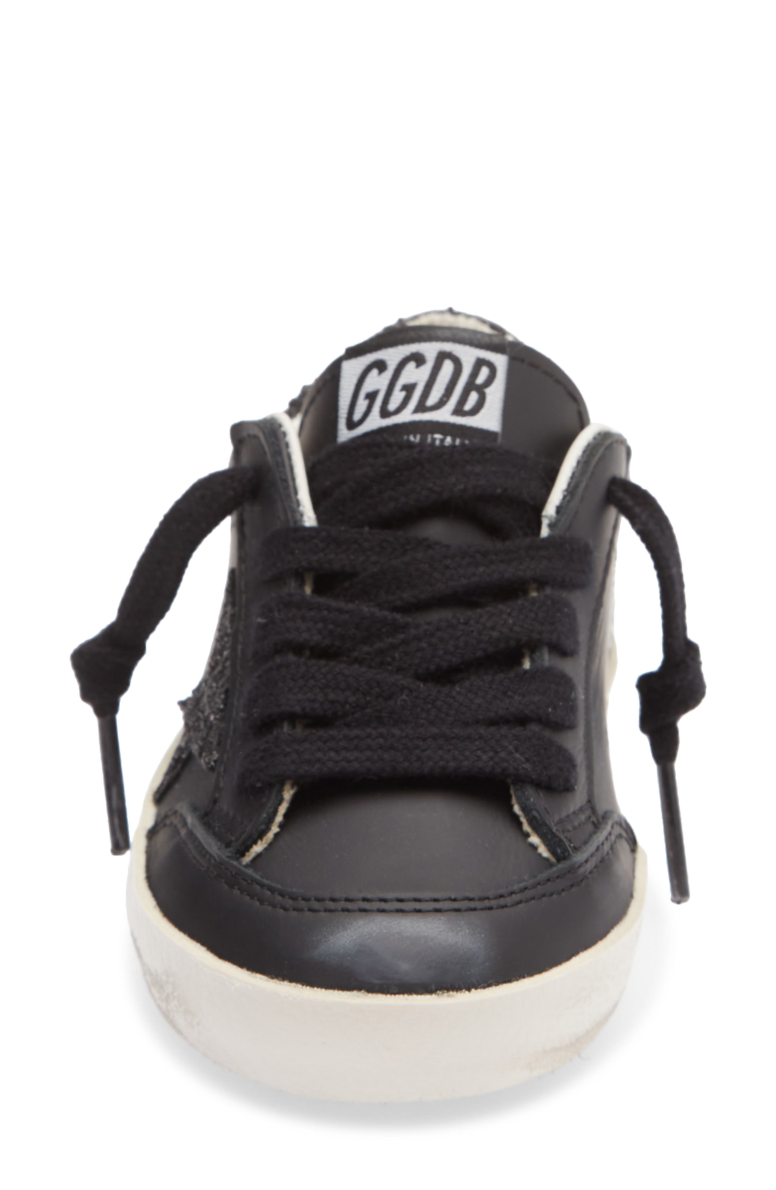 Kids' Super-Star Sneaker, Alternate, color, BLACK