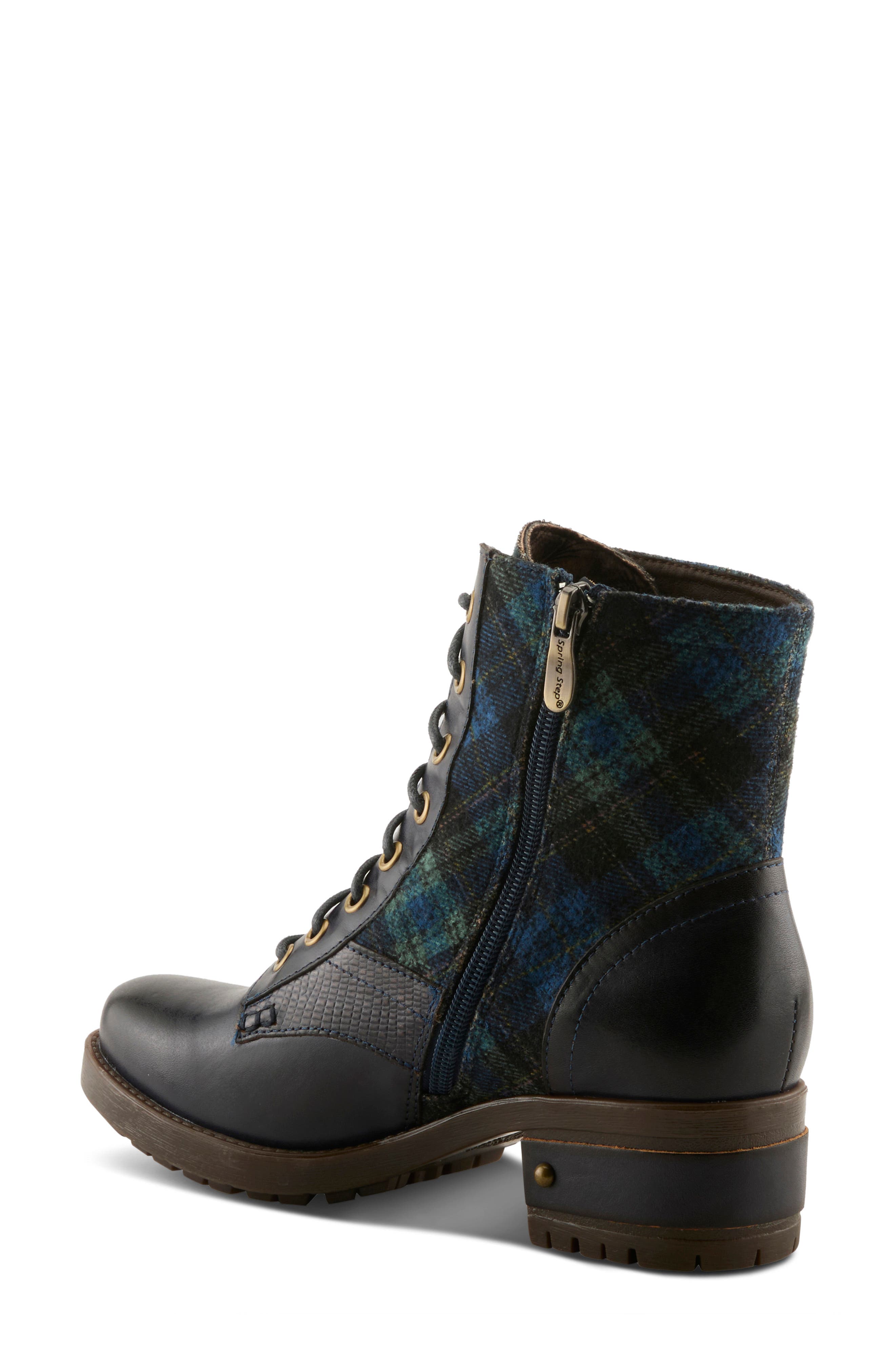 Marty Combat Boot, Alternate, color, NAVY MULTI