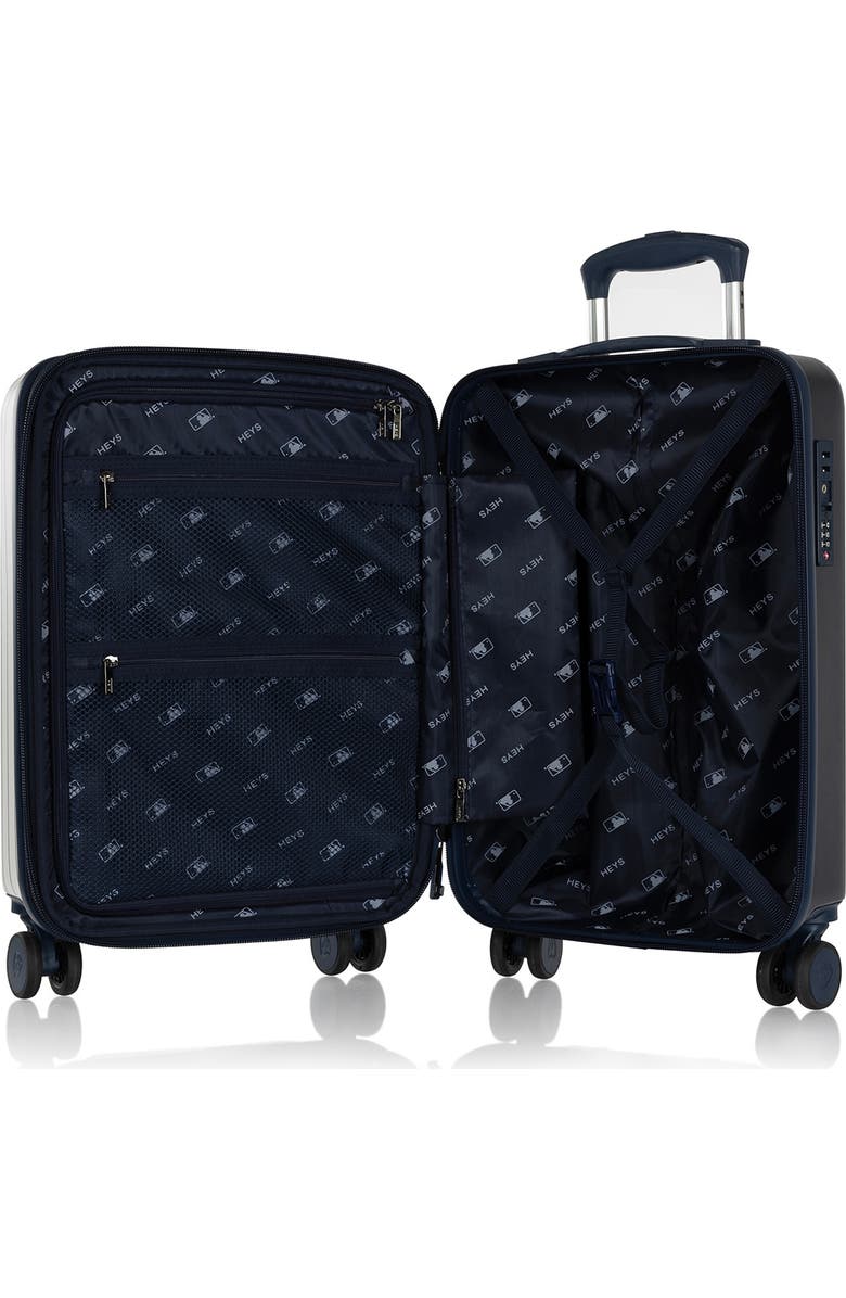 Heys MLB Luggage 21 Inch - New York Yankees, Alternate, color, White