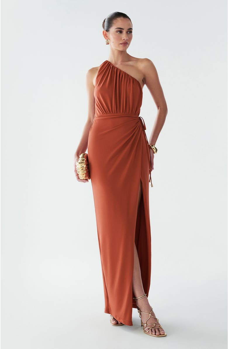 BWLDR Avenly Maxi Dress, Alternate, color, Copper