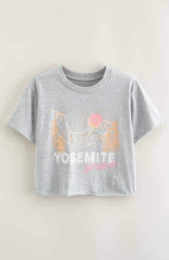 Treasure & Bond Kids' Crop Cotton Graphic T-Shirt