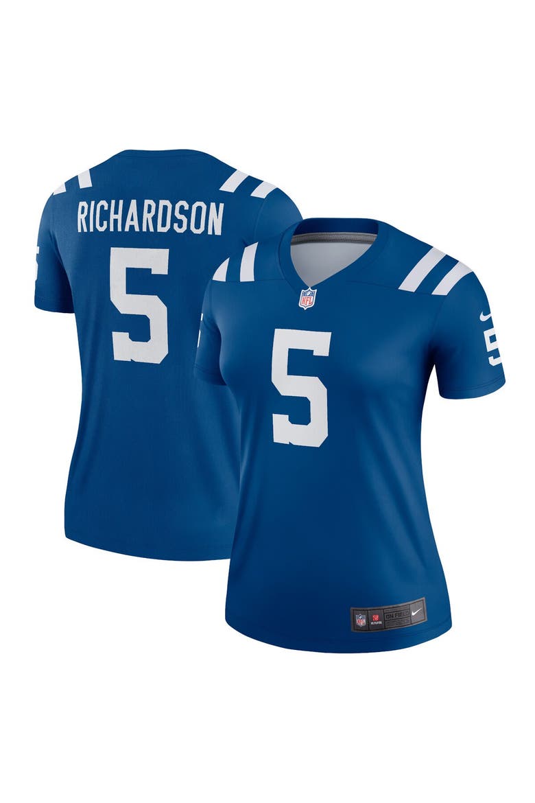 Women's Nike Anthony Richardson  Royal Indianapolis Colts Legend Player Performance Top, Alternate, color, Royal