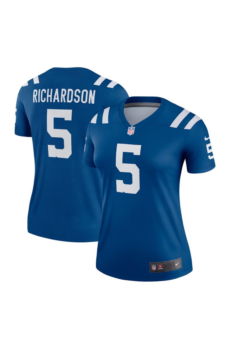 Nike Women's Nike Anthony Richardson  Royal Indianapolis Colts Legend Player Performance Top, Alternate, color, Royal
