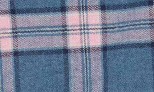 Frank & Eileen Silvio Untuckable Cotton Button-up Shirt In Blue