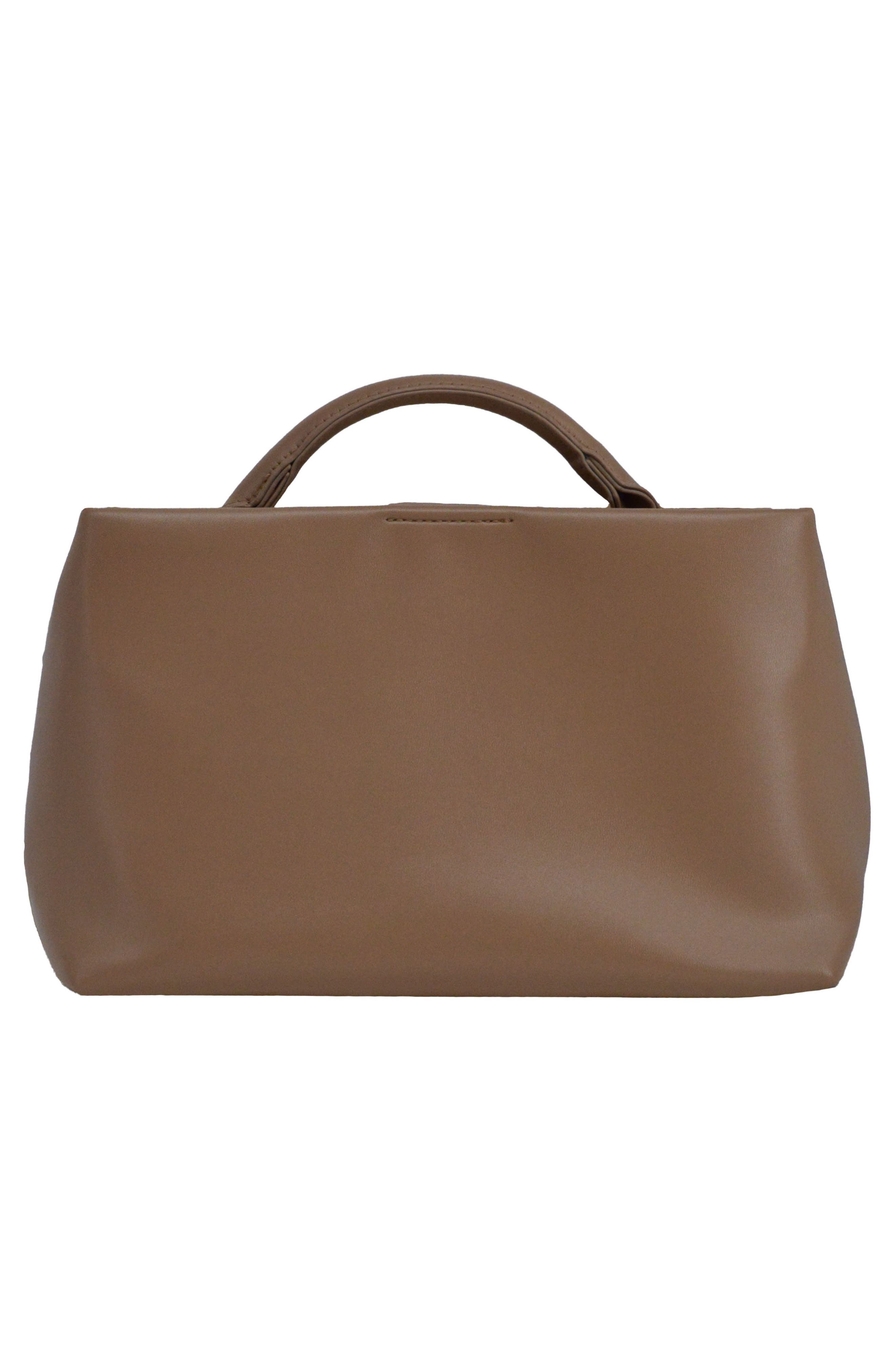 Luca Satchel with Matching Wallet, Alternate, color, BEIGE