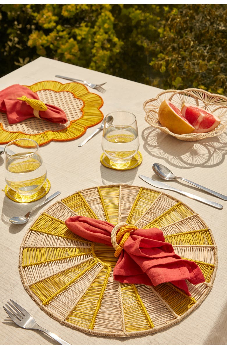 Coro Cora Petals Bread Basket, Alternate, color, Natural