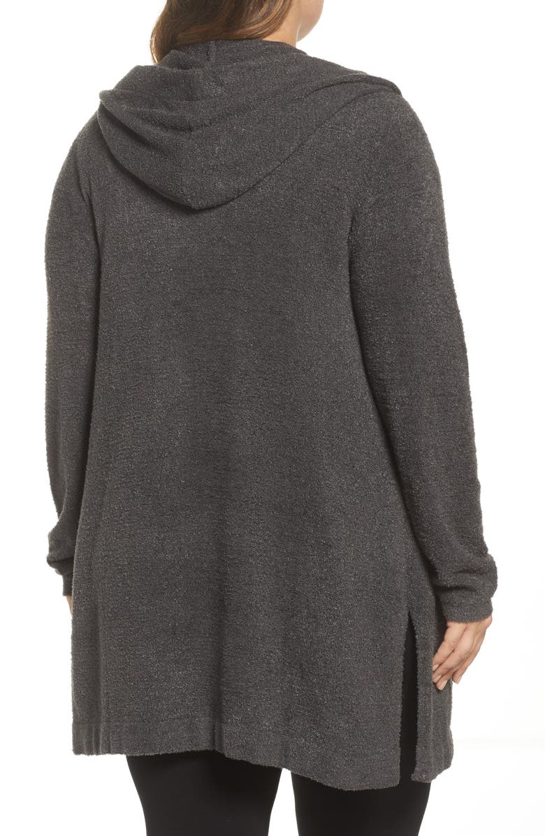 Barefoot Dreams<sup>®</sup> CozyChic Lite<sup>®</sup> Coastal Hooded Cardigan, Alternate, color, 