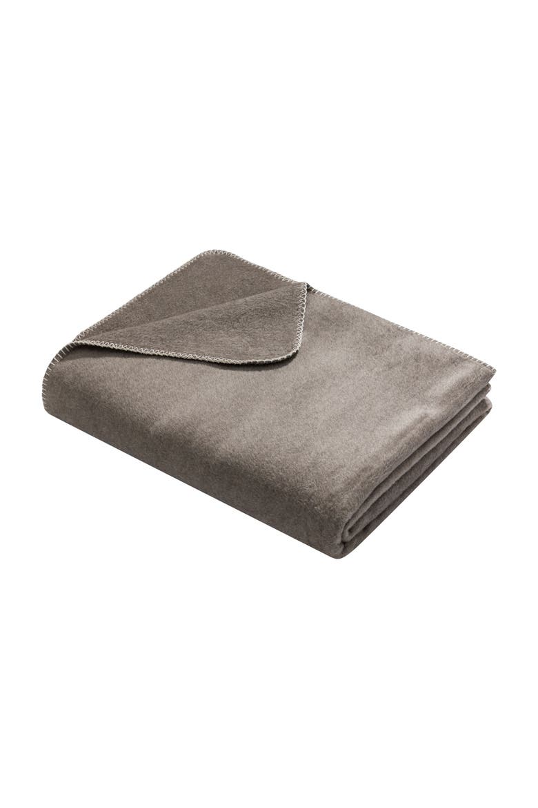 Savona Solid Throw, Alternate, color, Smoke