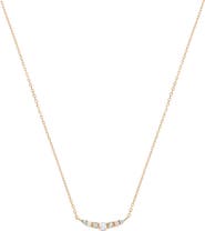 Bearfruit Jewelry Sterling Silver 18k Gold Plated Cloris Necklace Dainty Delicate