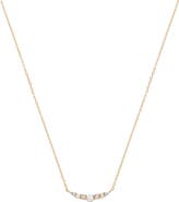 Bearfruit Jewelry Sterling Silver 18k Gold Plated Cloris Necklace Dainty Delicate